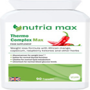 Thermo Complex Max - Glucomannan Weight Loss Formula with Iodine, Chromium and C