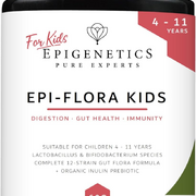 Epi-Flora Kids 60G | 12-Strain Probiotic Complex & Organic Prebiotic Supplement