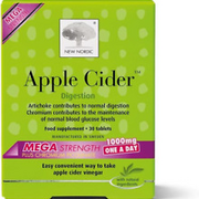 New Nordic Apple Cider Vinegar Tablets - 1000 Mg ACV with the Mother - May Help