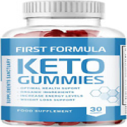 First Formula Keto Gummies Apple Gummies (30 Gummies),Keto Diet Supplement