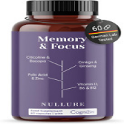 Nootropic Memory & Focus Nullure | Brain Supplement | Concentration · Energy · F