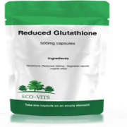 ECO-VITS GLUTATHIONE (Reduced) (500MG) 240 CAPS. Recyclable Packaging. Sealed Po