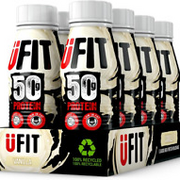 UFIT High 50G Protein Shake, No Added Sugar, Low in Fat, Vanilla Flavour Ready t