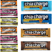 CHIA CHARGE Energy & Protein Bars - Healthy Snack Bar - Best Vegetarian Energy B