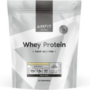 Amazon Brand - Amfit Nutrition Whey Protein Powder, Vanilla Flavour, 33 Servings