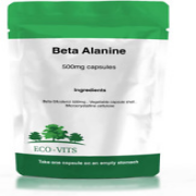 ECO-VITS BETA Alanine (500MG) 365 CAPS. Recyclable Packaging. Sealed Pouch