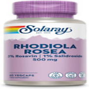 Solaray Rhodiola Rosea 500Mg - Lab Verified - Vegan - Gluten Free 60 Vegcaps