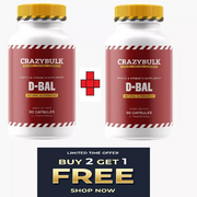 CrazyBulk D BAL (Best Supplement for Muscle Gains) 270 Capsules FRESH STOCK