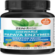 Zenwise Health Papaya Digestive Enzymes with Bromelain for Digestive Health and