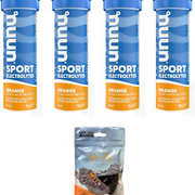 NUUN Sport Electrolytes Hydration Tablets - 4 Tubes of Electrolyte Tabs (40 Tota
