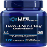 Life Extension, Multivitamin Two per Day, 120 Capsules, Vitamins and Minerals, L