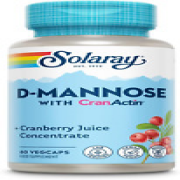 SOLARAY Solaray D-Mannose with Cranactin - Cranberry Juice Concentrate - Lab Ver