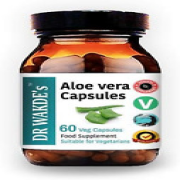 DR WAKDE’S Aloe Vera Capsules | 60 Veg Caps | Ayurvedic Supplement | Vegan | 100