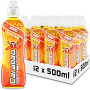 Carabao Sport Energy Drink Orange, 12 x 500ml Bottles Case, Isotonic, No B B6