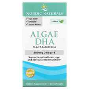 Nordic Naturals, Algae DHA, 500 mg, 60 Soft Gels (250 mg by Soft Gel)