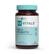 HealthKart HK Vitals Pre & Probiotics Supplement for Men & Women 60 Capsules