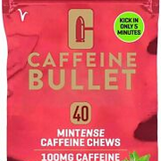 Caffeine Bullet Mint Energy Chews *40 – Faster Boost Than Gels, Tablets and G...