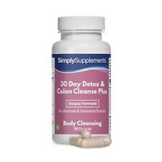 30 Tage Entgiftung & Reinigung Plus - Aloe Vera - 90 Kapseln - SimplySupplements