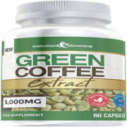 Green Coffee Bean Extract 5,000Mg, 60 Capsules, Evolution Slimming