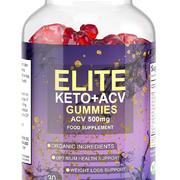 Elite Keto ACV Gummies - All Natural/Weight Loss - 30 Gummies / 1 Month Supply -