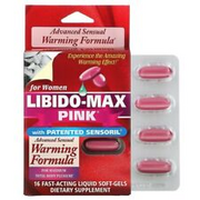 Libido-Max Pink for Women 16 Quick Acting Liquid Soft Gels