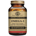 Solgar Double Strength Omega 3 700 mg - 60 Softgels - Support for Cardiovascular, Joint & Cellular Health - Non-GMO, Gluten Free - 60 Servings