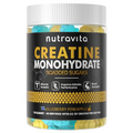Nutravita Creatine Monohydrate Gummies for Men & Women-5g of Creatine Monohydrate per Serving - Sugar Free,Vegan,Blueberry Pineapple Flavor, 120 Count