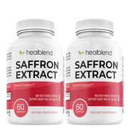 Saffron 88.5- Natural Energy and Mood Support - 120 Capsules (2 Pack)