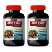 cleanse detox - PINE BARK EXTRACT 100MG - vitamin E antioxidant (2 Bottles)