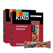 KIND Bars Cranberry Almond Healthy Snacks Gluten Free 5g Protein 24 Count
