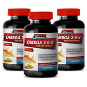 metabolism booster - OMEGA 3 6 9 Fish Oil 1200mg - eye supplements - 3 Bottles