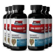 Organic Chia Seeds Bulk - Chia Seed Oil 2350mg - Control Appetite Pills 6B