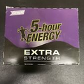 5 Hour Energy Shot Extra Strength Grape 12 Count 1.93 oz Sugar Five Free Hr