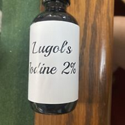 Lugol's Solution of Iodine 2% 2oz Single Bottle