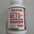 Mach5 Keto Apple Cidar Vinegar Gummies 525mg Weight Loss Supplement Quantity 30