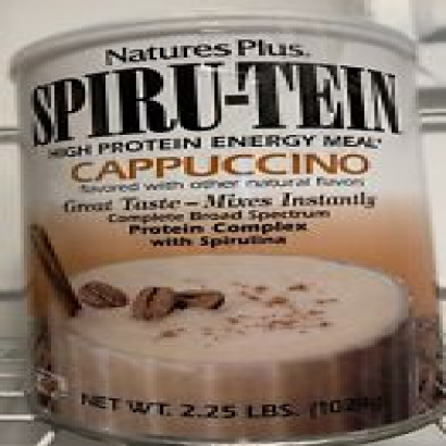 NaturesPlus SPIRU-TEIN Shake - Cappuccino Flavor - 2.25lbs