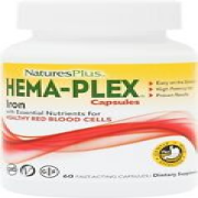 NaturesPlus Hema-Plex Iron - 60 Fast-Acting Softgels - 85 mg Elemental Iron +