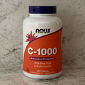 Now Foods C-1000 With Rose Hips and Bioflavonoids 250 Tablets, Exp: 11/2025