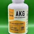 SM Nutrition AKG (Alpha Ketoglutarate) 1,100 MG 180 Caps Exp 2025