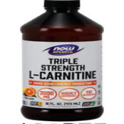 NOW Sports Nutrition, L-Carnitine Liquid, Triple Strength 3000 mg, Citrus,