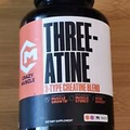 Crazy Muscle Three-atine - Premium 3x Creatine Capsules - Pre/Post Workout &...