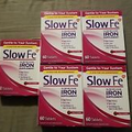 EXPIRED JAN & FEB 2024 Slow Fe Slow Release Iron Supplement 60ct, 270 Total