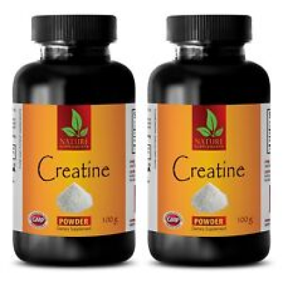 muscle gain - CREATINE MONOHYDRATE POWDER 200g - Brain & Memory Booster 2 Bottle
