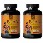 muscle gain - BCAA 3000mg - muscle growth supplements - 2 Bottles