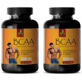 muscle gain - BCAA 3000mg - muscle growth supplements - 2 Bottles