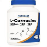 Nutricost L-Carnosine Capsules 500mg Per Serving (120 Vegetarian Capsules)