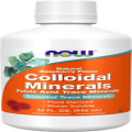 NOW Supplements, Colloidal Minerals Liquid, Plant Derived, Essential Trace Miner