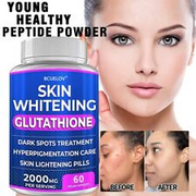 Glutathione Capsules 2000MG Per Serving Natural Skin Whitening Capsules