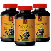 amino acid complex - AMINO ACIDS 1000mg - amino acids powder - 3 Bottles