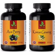 Libido aphrodisiac - ACAI BERRY - KOREAN GINSENG COMBO - 2B - red maca pill
